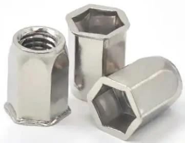 Rivet Nut Rivnut Inserts Nutsert Flat Head Rivet Nut Stainless Steel Aluminium M3 M12 M8 M10 Knurled Closed Pop Rivet Nut
