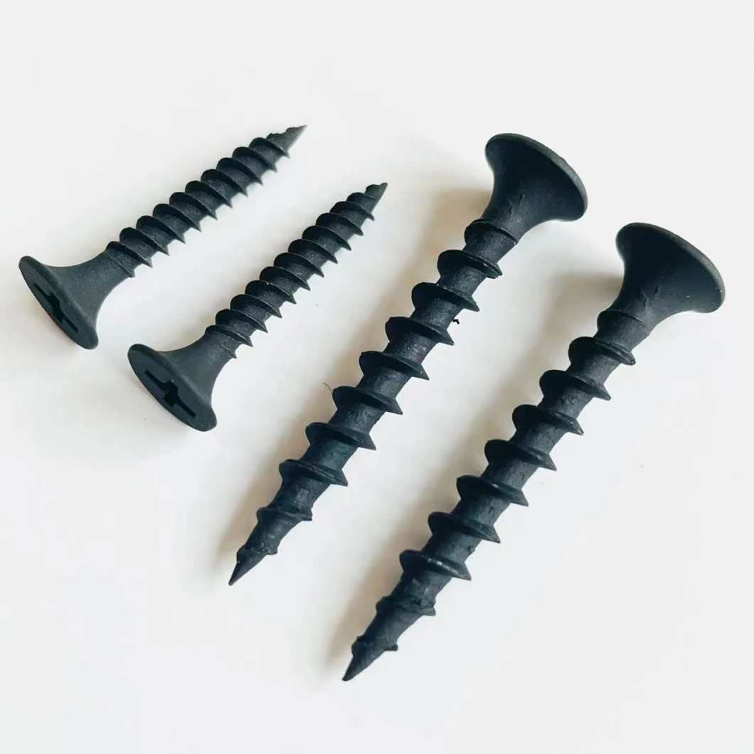 Yz-S014 Black Self Tapping Phosphating Drywall Screws with Bugle Head