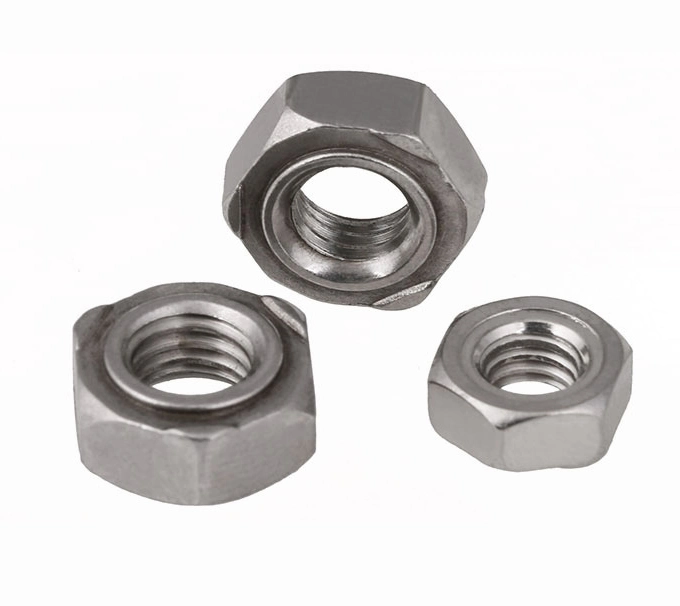 Stainless Steel 304 Hexagonal Weld Nuts DIN929