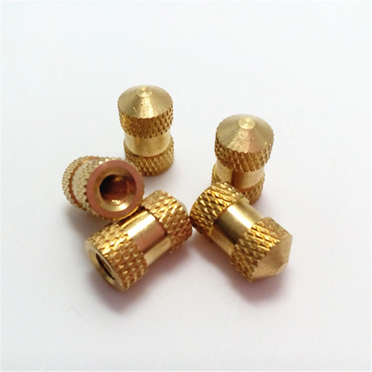 China Wholesale Manufacturer Brass M3 M6 M8 Knurled Nut Threaded Insert Nut Round Knurled Brass Nut