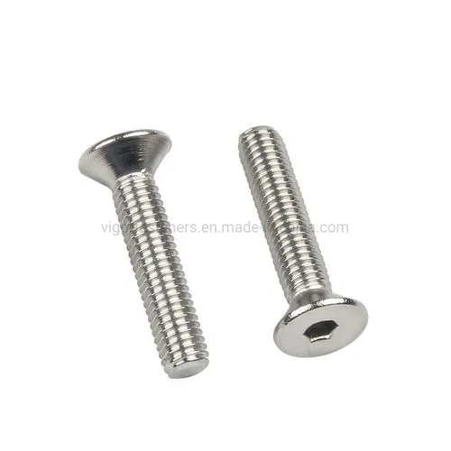 Stainless Steel Socket Flat Head Cap Screw for Automotive Hex Nails