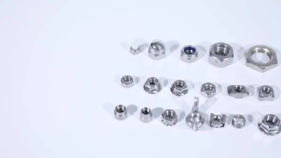 High Quality Stainless Steel 304 A2-70 A4-80 Lock Nut with External-Tooth Lock Washer Kep Nuts K Nut